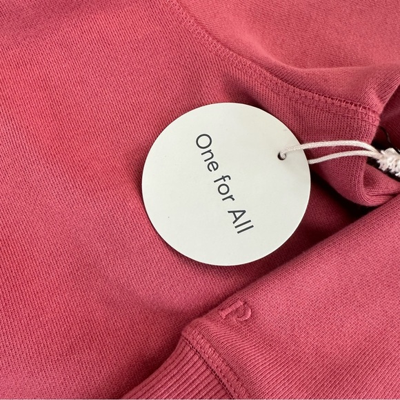 NWT Pact 100% Organic Cotton One For All Gender Neutral Fleece Lined Zip Hoodie - Picture 7 of 9